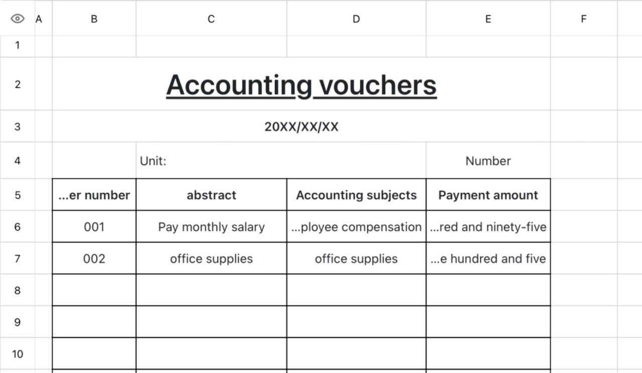 Accounting documents 1 1